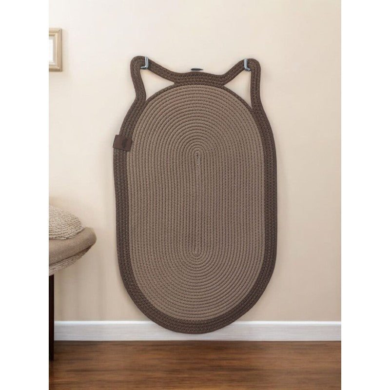 CiciHome - Kulaklı Dekoratif Kedi Tırmalama Paspası